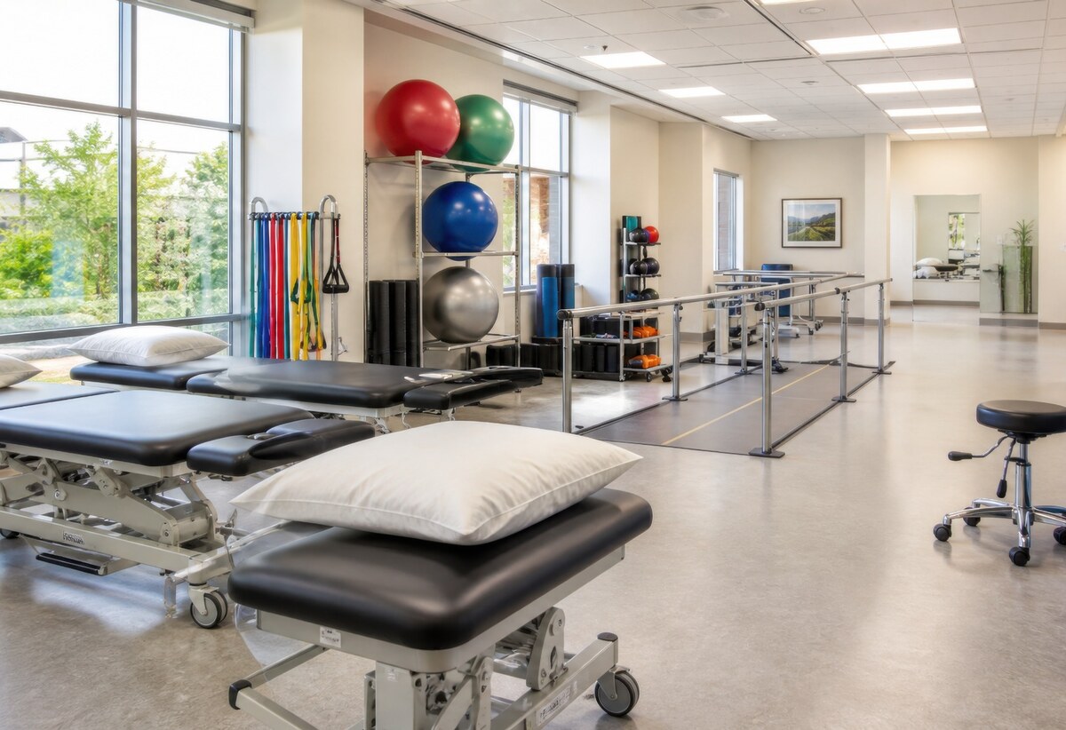 Modern physical therapy facility