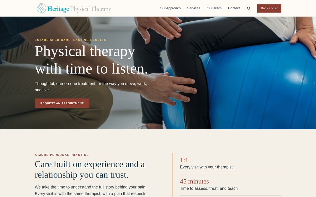 Traditional design direction example